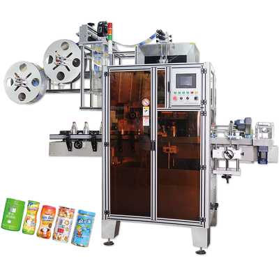 China Automatische Etikettierer-Maschine, PVC-Psychiaters-Ärmel-Etikettiermaschine für Getränk fournisseur